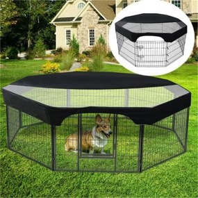 Slnečná clona pre modulárnu ohrádku – 8 panelov × 80 cm
