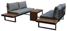 Autronic BONTEC Záhradná zostava, hliník, polywood, sivá, AZS-G1924 GREY Farba: Šedá