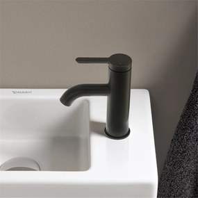 DURAVIT C.1 páková umývadlová batéria bez odtokovej súpravy, výška výtoku 66 mm, čierna matná, C11010002046