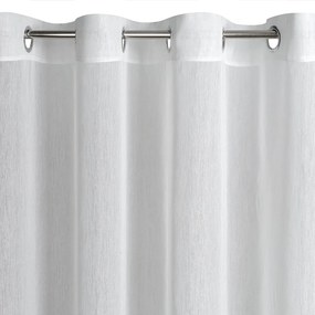 ZÁCLONA NA KRÚŽKOCH REBECCA 350X160 CM BIELA