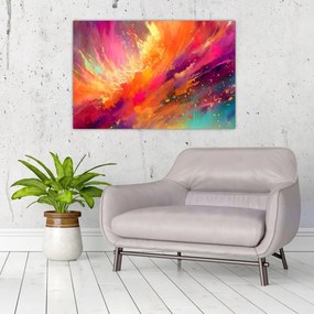 Obraz - Dynamická abstrakcia (90x60 cm)