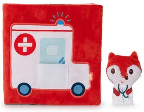 Lilliputiens - textilná knižka s prstovou bábkou - doktorka Alice