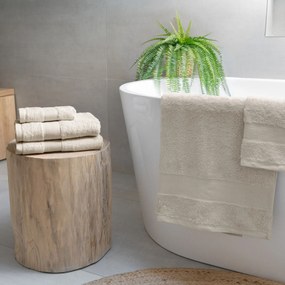 Goldea bambusový uterák/osuška - prírodne režný 70 x 140 cm