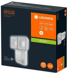 Ledvance - LED Vonkajšie nástenné svietidlo so senzorom SPOT 2xLED/8W/230V IP55