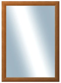 DANTIK - Zrkadlo v rámu, rozmer s rámom 50x70 cm z lišty LEDVINKA svetlo hnedá (1440)