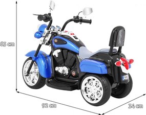 Ramiz Chopper NightBike Modrá