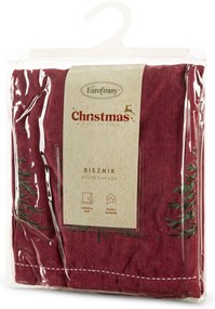 VIANOČNÝ BEHÚŇ NA STÔL HEMLOCK 40X183 CM VZOROVANÝ