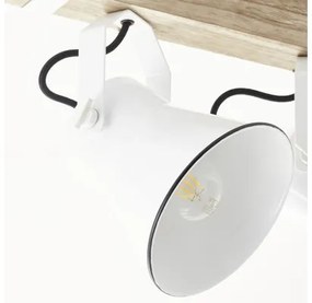 Nástenné svietidlo Brilliant PLOW E27 2x10W hnedo/biele