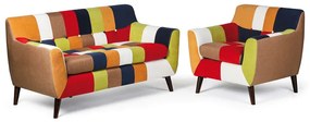 Patchwork kreslo FIESTA