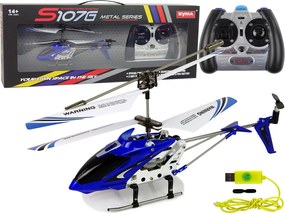 LEAN Toys Lietajúci vrtuľník SYMA S107G R/C Lietadlo na diaľkové ovládanie