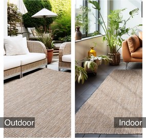 Ayyildiz, Kusový koberec Zagora 4511 Beige – na von aj na doma, 120x170, béžová, chodba / predsieň