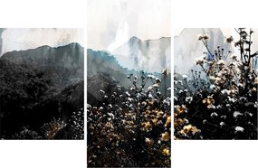 Obraz - Ilustrácie divokých kvetov (90x60 cm)