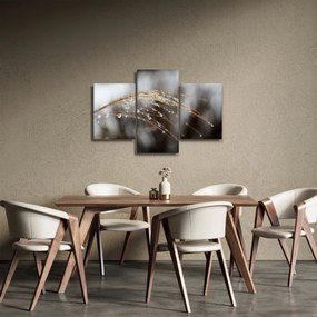 Obraz kvapiek na rastline (90x60 cm)