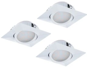 Eglo 95844 - SADA 3x LED podhľadové svietidlo PINEDA 1xLED/4,9W/230V