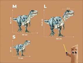 drevko |  Detská dekorácia Alosaurus  65 x 71 cm