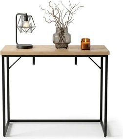 Konzolový stolík ORIGO dub artisan / čierne nohy