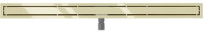 Mexen Flat nerezový sprchový žľab 160 cm vzor M13, 2v1, zlatá, 1510160