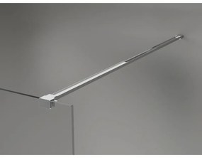 Mexen, Mexen Kioto-X sprchová stena 90 x 200 cm, mráz 10 mm, chróm - 800-090-101-01-30-X