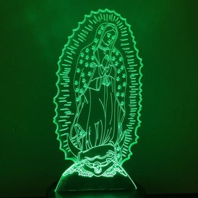 3Dmix 3DL-DRGB022 – 3D LED nočná lampa - Panna Mária (Dual RGB)
