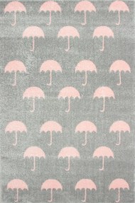 Detský koberec Kiddy 5075GP sivý