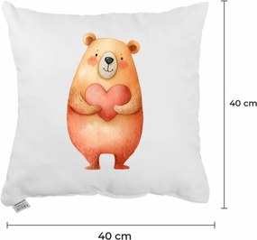 Dekoratívny vankúš Teddy Love 40x40 cm EMI
