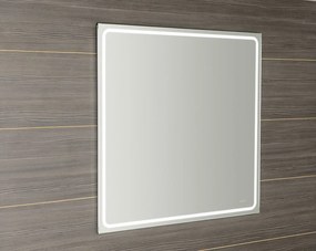 Sapho Sapho, GEMINI LED podsvietené zrkadlo 900x900mm, GM092