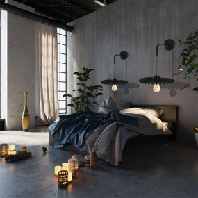 Toolight Toolight, nástenné svietidlo 30cm APP1355-1W, čierna, OSW-05665