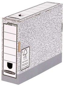 Archivačný box Fellowes Bankers Box 80 mm - 10 ks, sivá