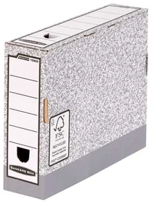 Archivačný box Fellowes Bankers Box 80 mm - 10 ks, sivá