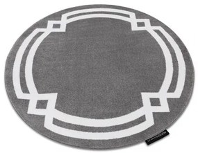 Okrúhly koberec HAMPTON Lux sivá Veľkosť: kruh 120 cm