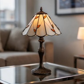Brilagi - Tiffany vitrážová stolná lampa FOLIA 1xE27/60W/230V