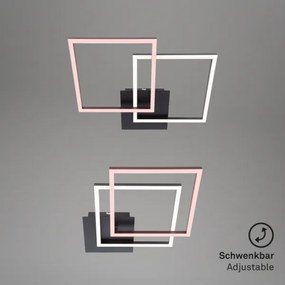 Briloner 3210-015 - LED Stmievateľné stropné svietidlo FRAME 2xLED/11W/230V čierna