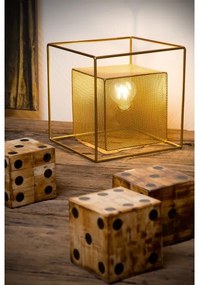 Lucide 78591/01/02 - Stolná lampa EXTRAVAGANZA MORRIS 1xE27/40W/230V mosadz