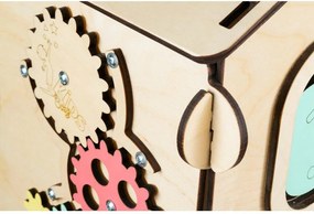 Montessori Activity board domček naturálny