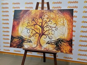 Obraz magický strom života - 120x80