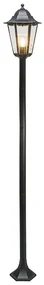 Klasická vonkajšia stojaca lampa čierna 170 cm IP44 - New Orleans 1