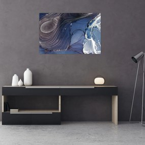 Obraz - Mramorovaný atrament (90x60 cm)