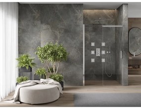 Mexen OMEGA posuvné sprchové dvere do otvoru 150 cm, 825-150-000-01-00