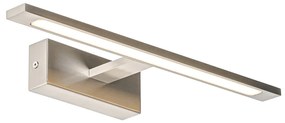 Oceľová nástenná lampa 41,5 cm vrátane LED IP44 - Jerre