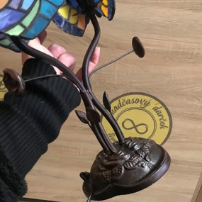 Lampa tiffany 53*35*27 MOTÝLE