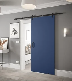 Modré posuvné dvere Loftiko I - 90 cm | BIANO