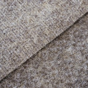 Vebe, Metrážny koberec Santana 12 piesková s podkladom resine, záťažový, na mieru, šíře 4m, béžová, resine, chodba / predsieň