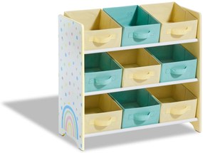 Livarno home Regál do detskej izby (dúhový/žltý)  (100384983)
