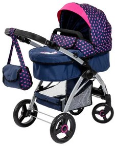 Bayer Design Kombinovaný kočík pre bábiky City Max (modrá)  (100378301)