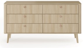 LAS Široká komoda Viki C - dub barista
