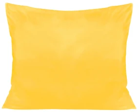 SATÉNOVÁ OBLIEČKA NA VANKÚŠ 70X80 CM ŽLTÁ