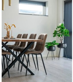 Svetlohnedé jedálenské stoličky v súprave 2 ks Moseby – Bonami Essentials