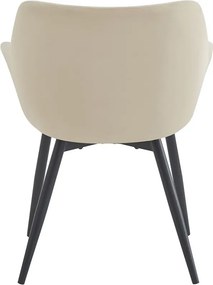 Elegantná čalúnená stolička s podpierkami rúk Jarine - 63*62*80 cm