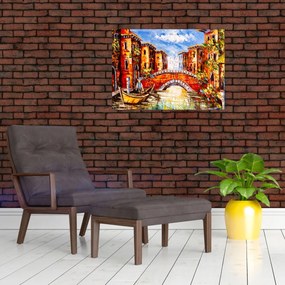 Obraz - Olejomaľba mesta III. (70x50 cm)