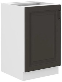Kuchynská skrinka STILO grafit mat/biely 50zl 1f bb